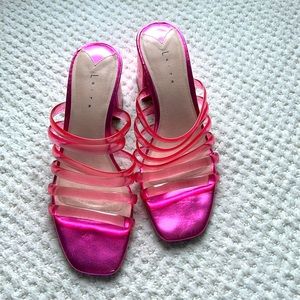 Hot pink Sandals